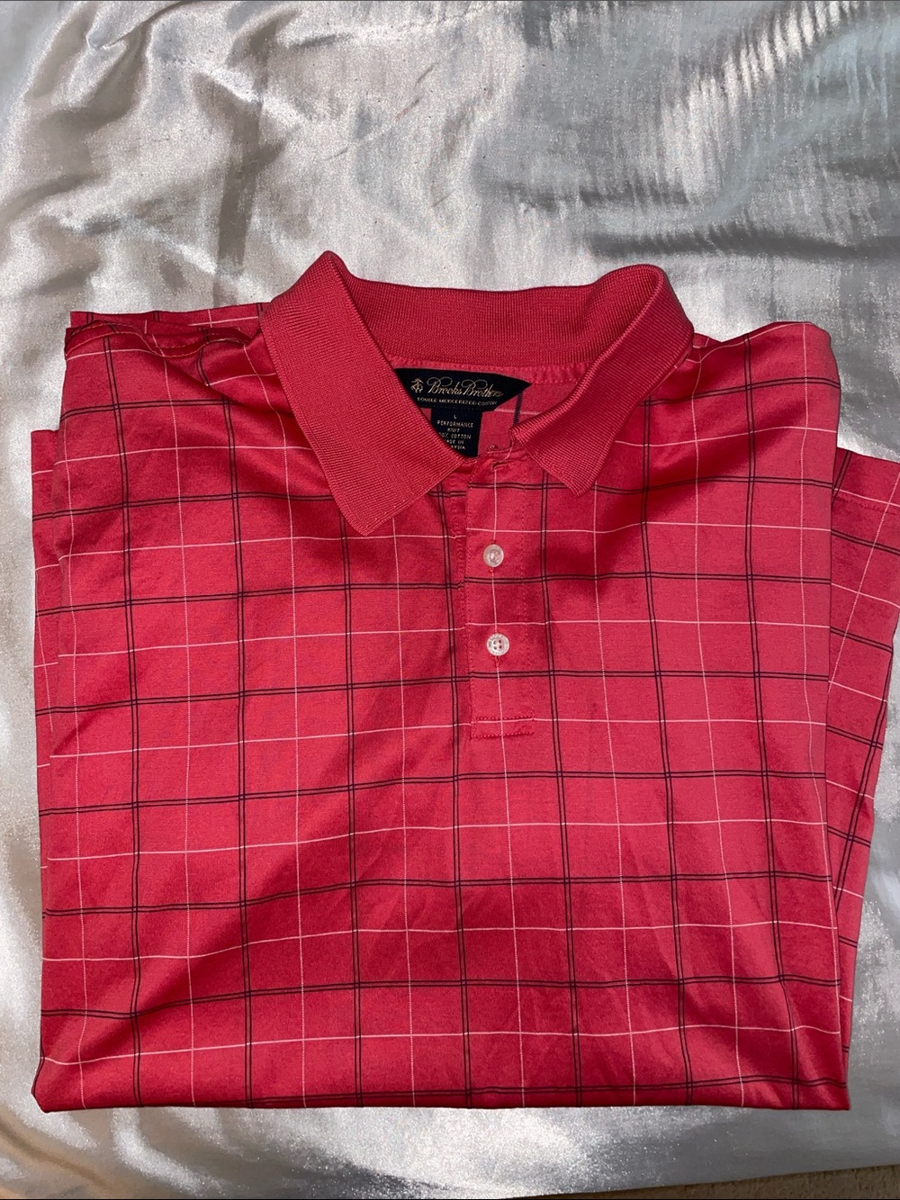 Brooks Brothers Red Plaid Polo Shirt